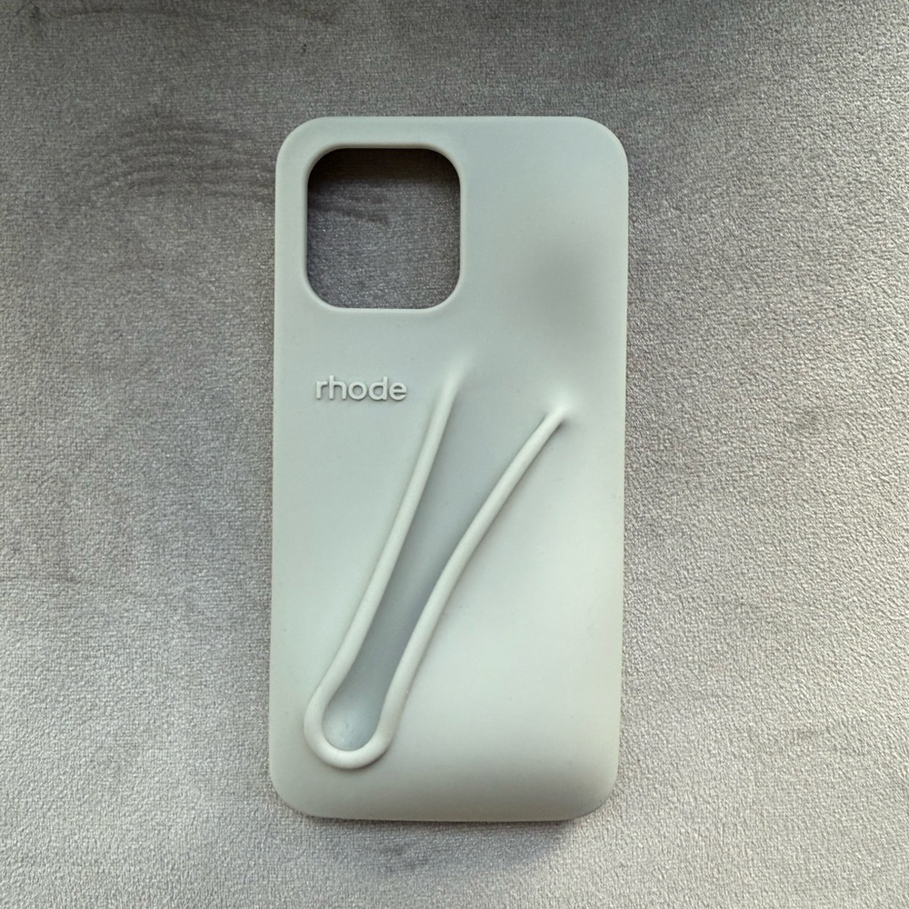 RHODE Light Gray Phone Case